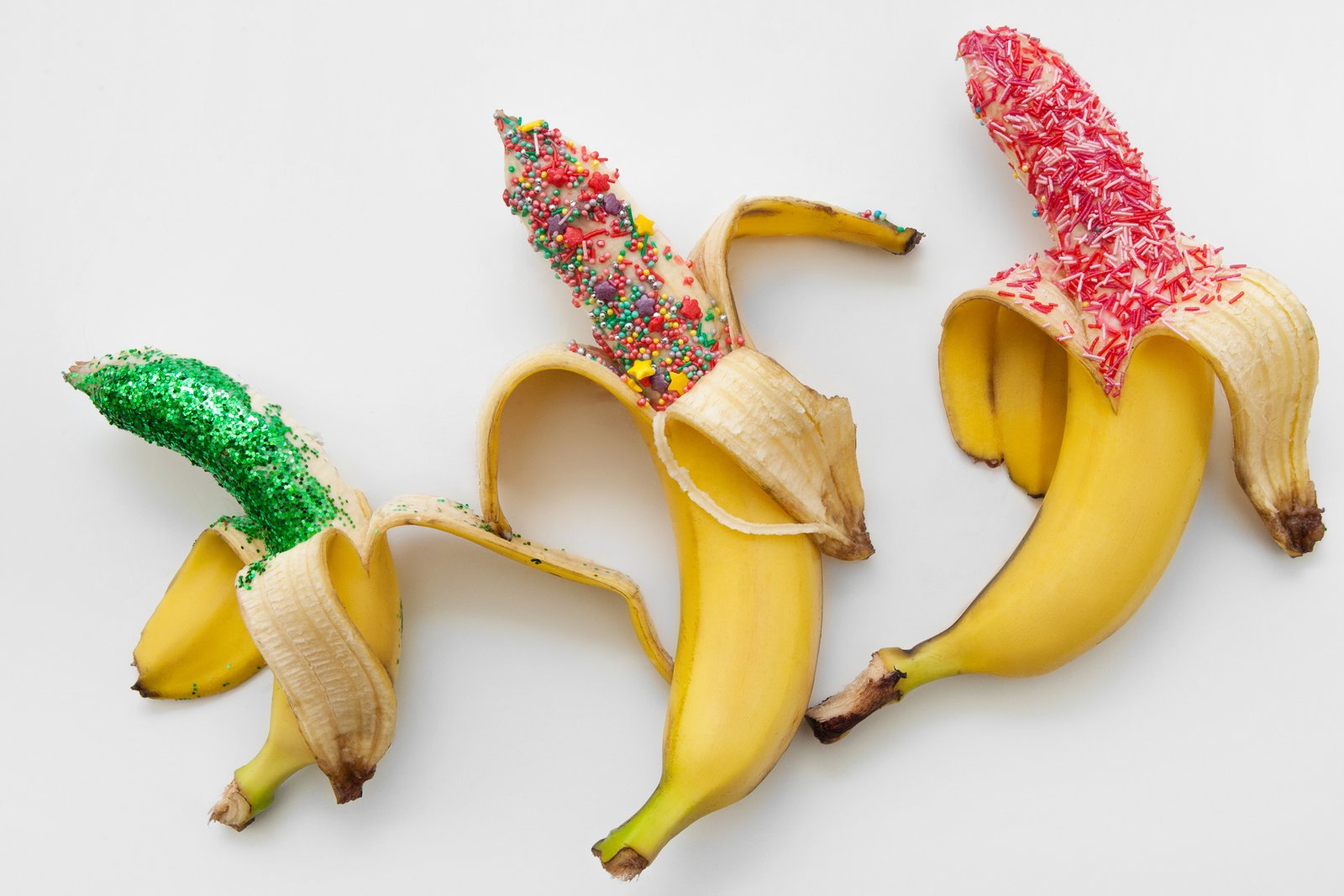 Le banane come simbolo delle diverse dimensioni del pene