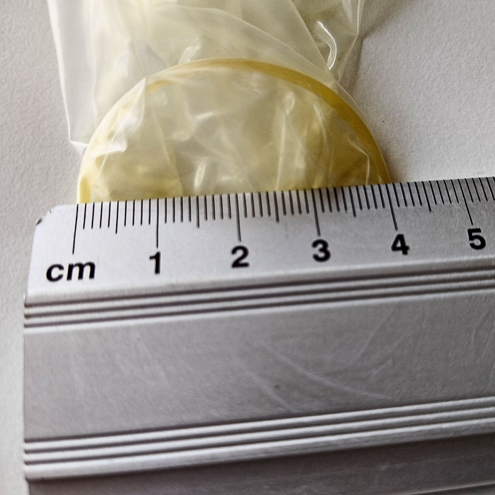 Misurare il diametro di un preservativo