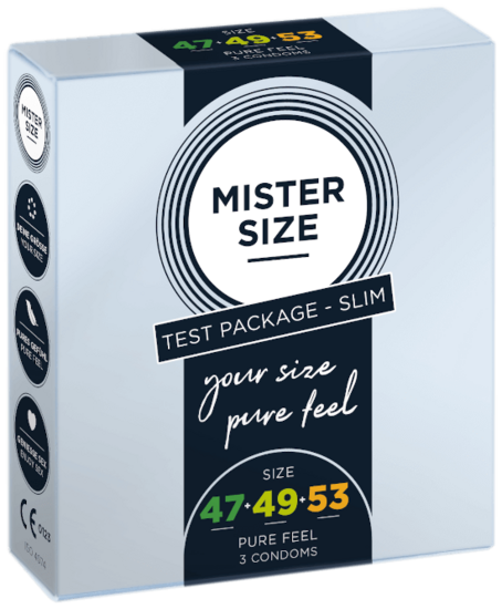 MISTER SIZE Slim Set di prova 47-49-53 (3 preservativi)